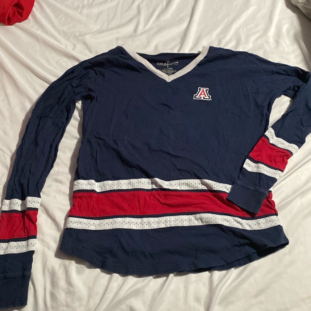 University of Arizona long sleeve shirt, 100% cotton